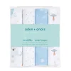 Random Aden + Anais Muslin Swaddle 4 Pack L112cm W112cm