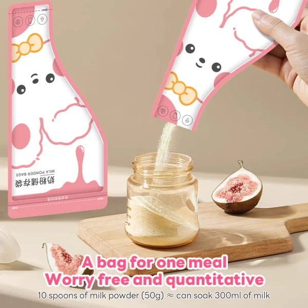 my-11134207-820lf-mf0rzu3qh1jiee.webp 30pcs Disposable Baby Milk Powder Storage Bag Formula Plastic Leakproof BPA Free