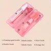 Random 6 in 1 Baby Bottle Brush Set Multifunctional Wash Cup Lid Groove Straw Cleaning