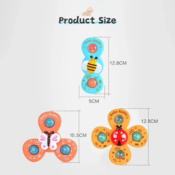 sg-11134201-821en-mgovk97xa5my3c.webp 3Pcs Set Cartoon Finger Spinning Baby Spinner Bath Toys Wall Suction