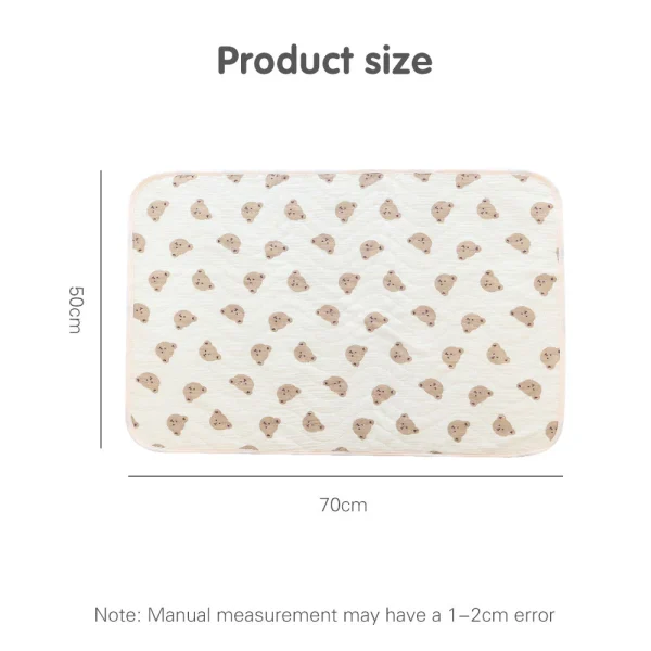 Waterproof Baby Washable Diaper Changing Mat Bed Pad