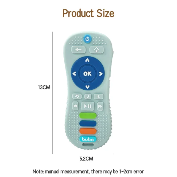 sg-11134201-825zy-mkanu6bwntagd8.webp Baby Silicone Teether Remote Control Shape Sensory Chew Toys